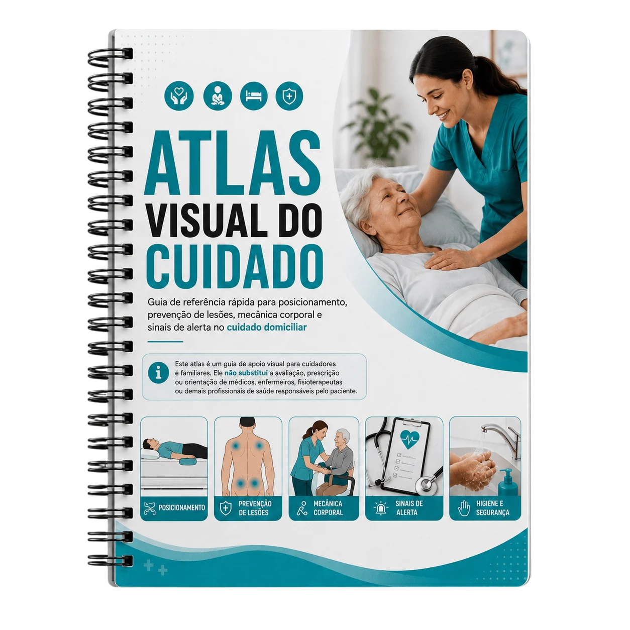 Mockup Atlas Visual do Cuidado do Idoso — Plano B&aacute;sico